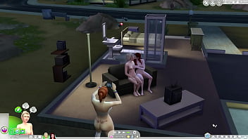 Lesbicas transando e a vizinha espionando the sims 4