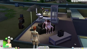 Lesbicas transando e a vizinha espionando the sims 4