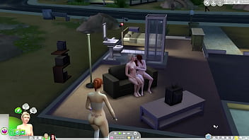 Lesbicas transando e a vizinha espionando the sims 4
