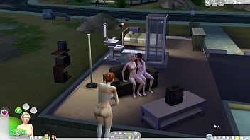 Lesbicas transando e a vizinha espionando the sims 4