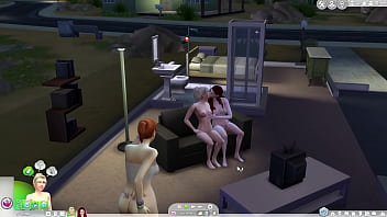 Lesbicas transando e a vizinha espionando the sims 4