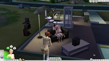 Lesbicas transando e a vizinha espionando the sims 4