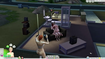 Lesbicas transando e a vizinha espionando the sims 4