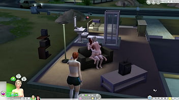 Lesbicas transando e a vizinha espionando the sims 4