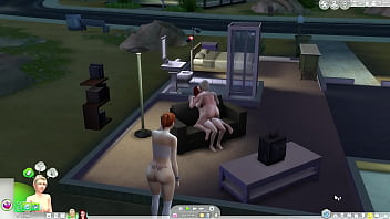 Lesbicas transando e a vizinha espionando the sims 4