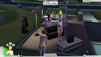 Lesbicas transando e a vizinha espionando the sims 4
