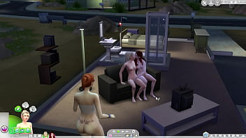 Lesbicas transando e a vizinha espionando the sims 4