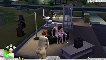 Lesbicas transando e a vizinha espionando the sims 4