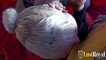 Blonde barbie melody star sucking and fucking