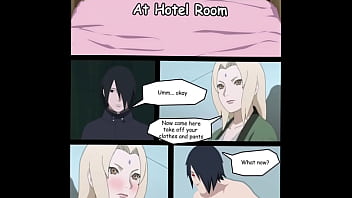 Sasuke gets a gift from lady tsunade