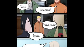 Sasuke gets a gift from lady tsunade