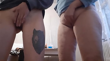 We hotly rub our wet clits until we cum