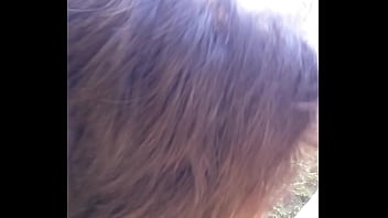 Petite latinas sucks huge cock and swallowed cum by riverfront