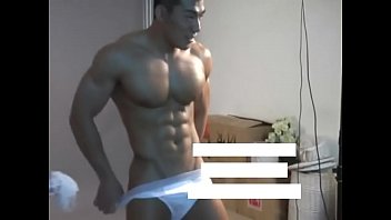 Meili Series Muscular Jock Hunk Showing His Hot Body Behind The Scene thumbnail