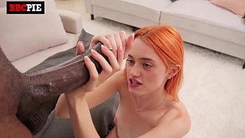 Ginger spinner sneaks into neighbors house to ride his bbc