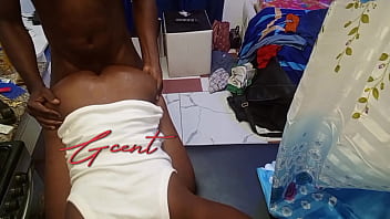 5 minutes quickie with vero before she go to work