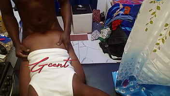 5 minutes quickie with vero before she go to work