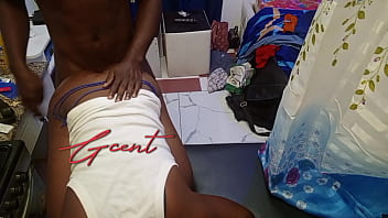 5 minutes quickie with vero before she go to work