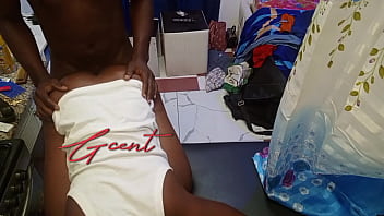 5 minutes quickie with vero before she go to work