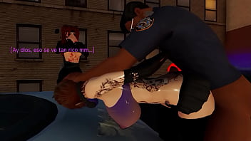 Arrestada por un policia