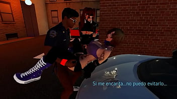 Arrestada por un policia