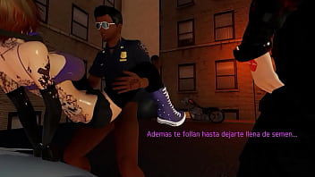 Arrestada por un policia