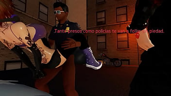 Arrestada por un policia Arrestada por un policia