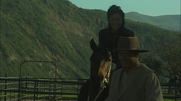 Kaylani lei wanted a big dick after going for a ride around the ranch