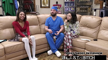 Solana sucks dick gets fucked & blasted full of cum pov version