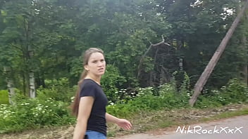 Evelina darling cocky bitch who shows tits in public and sucks dick in dangerous zones