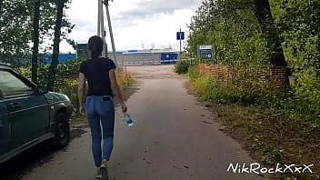 Evelina darling cocky bitch who shows tits in public and sucks dick in dangerous zones