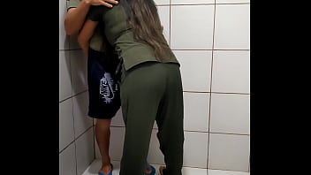 A fan invited me to his bathroom to record us together at first we just wanted to take a shower but in the end we had sex