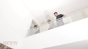 Sexy latinas bruna santos and sabrina fit in an intense scene doing dp footjob and piss drinking