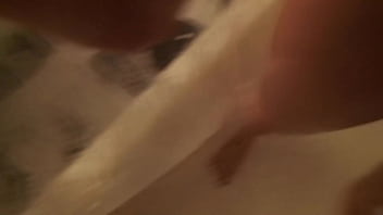 Wild cowgirl pov riding wet sex in the shower followed by me on my knees taking a huge load in my mouth