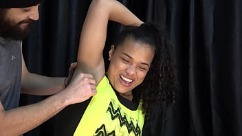 I lick my stepsister's armpits again and give her a big facial