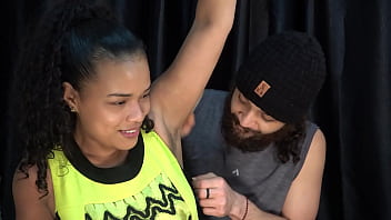 I lick my stepsister's armpits again and give her a big facial