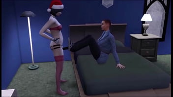 Small breasted brunette enjoys the snow but needs some heat to warm her up