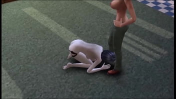 Small breasted brunette enjoys the snow but needs some heat to warm her up