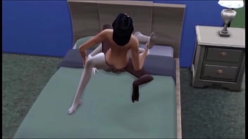 Small breasted brunette enjoys the snow but needs some heat to warm her up