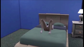 Small breasted brunette enjoys the snow but needs some heat to warm her up