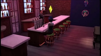 Small breasted brunette enjoys the snow but needs some heat to warm her up