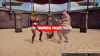 Candy vs bolda nf3d female kinky combat