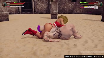 Candy vs bolda nf3d female kinky combat