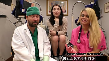 Mina moon sucks dick and gets fucked twice