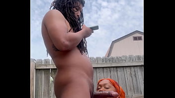 Good ass fuck session outdoors