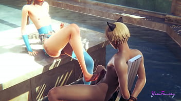 Disney Frozen Yaoi Elsa Femboy Handjob And Footjob thumbnail