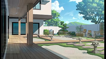 Summer clover harem hentai game ep 25 nylon stockings footjob in the library