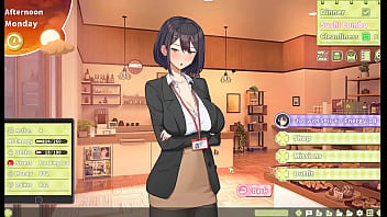 Summer clover harem hentai game ep 25 nylon stockings footjob in the library