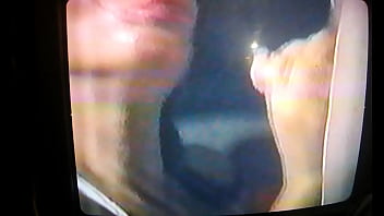 Blowjob from big tit wife