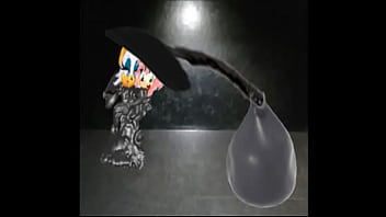 Rare animation 2 latex suit vacuum